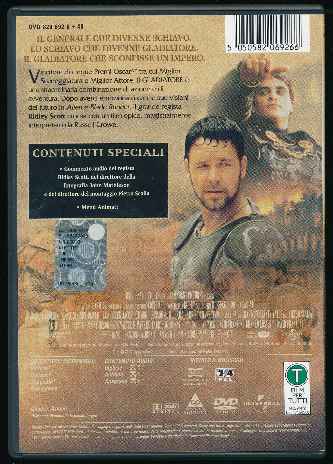 EBOND Il Gladiatore DVD D566109