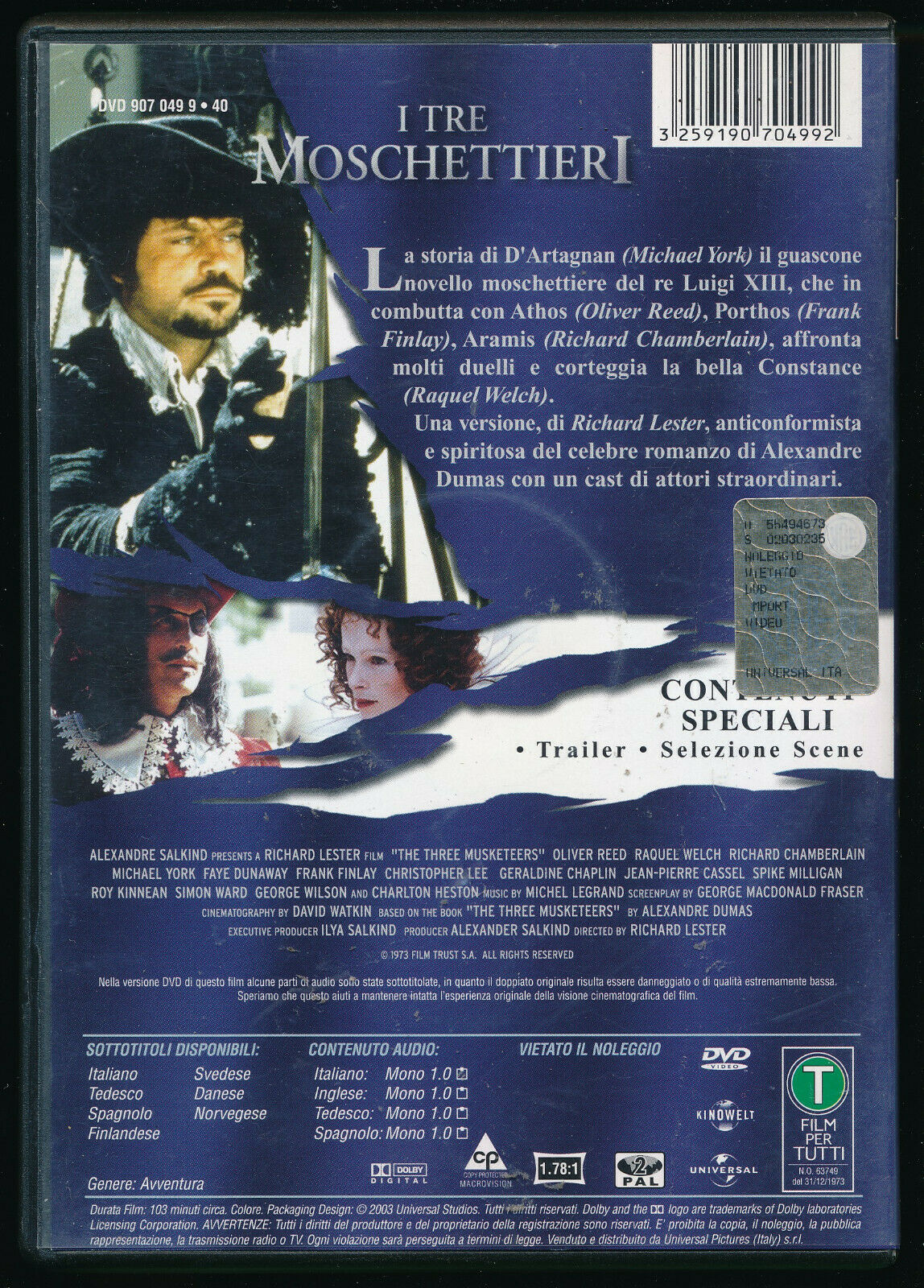EBOND I Tre Moschettieri DVD D566150