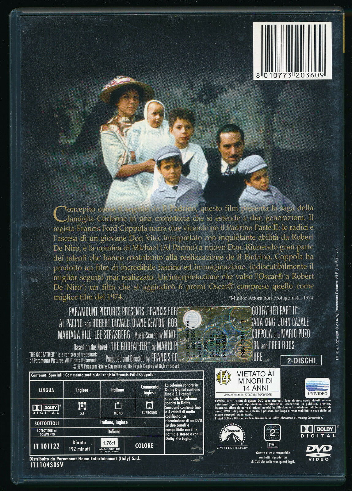 EBOND Il Padrino - Parte 2 DVD D566152