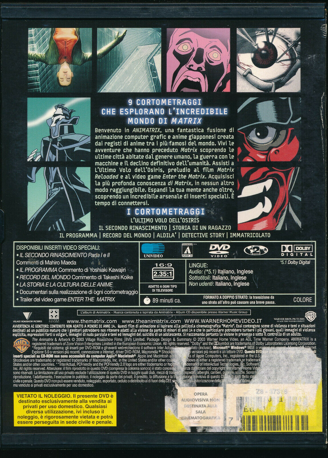 EBOND Animatrix DVD Snapper D566451