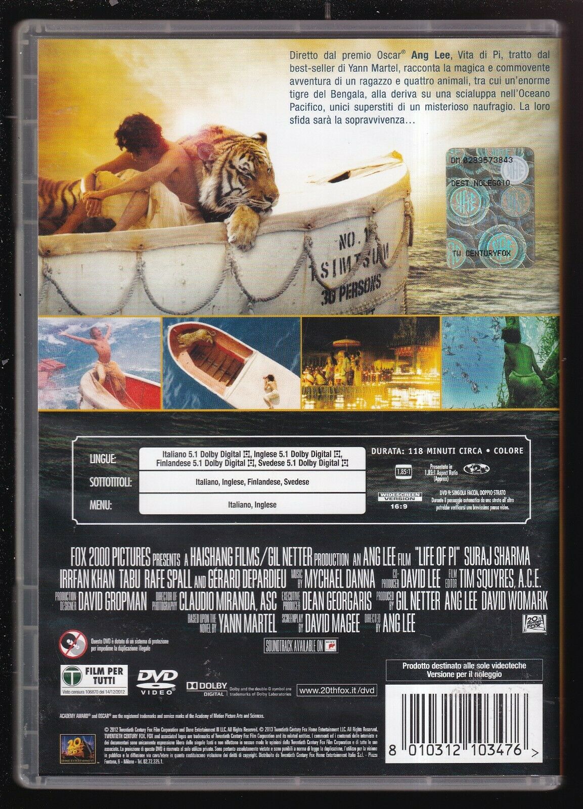 EBOND Vita Di Pi DVD Ex Noleggio D566701