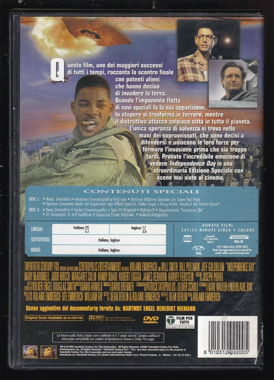 EBOND Independence Day Edizione Speciale DVD D567059 D566756