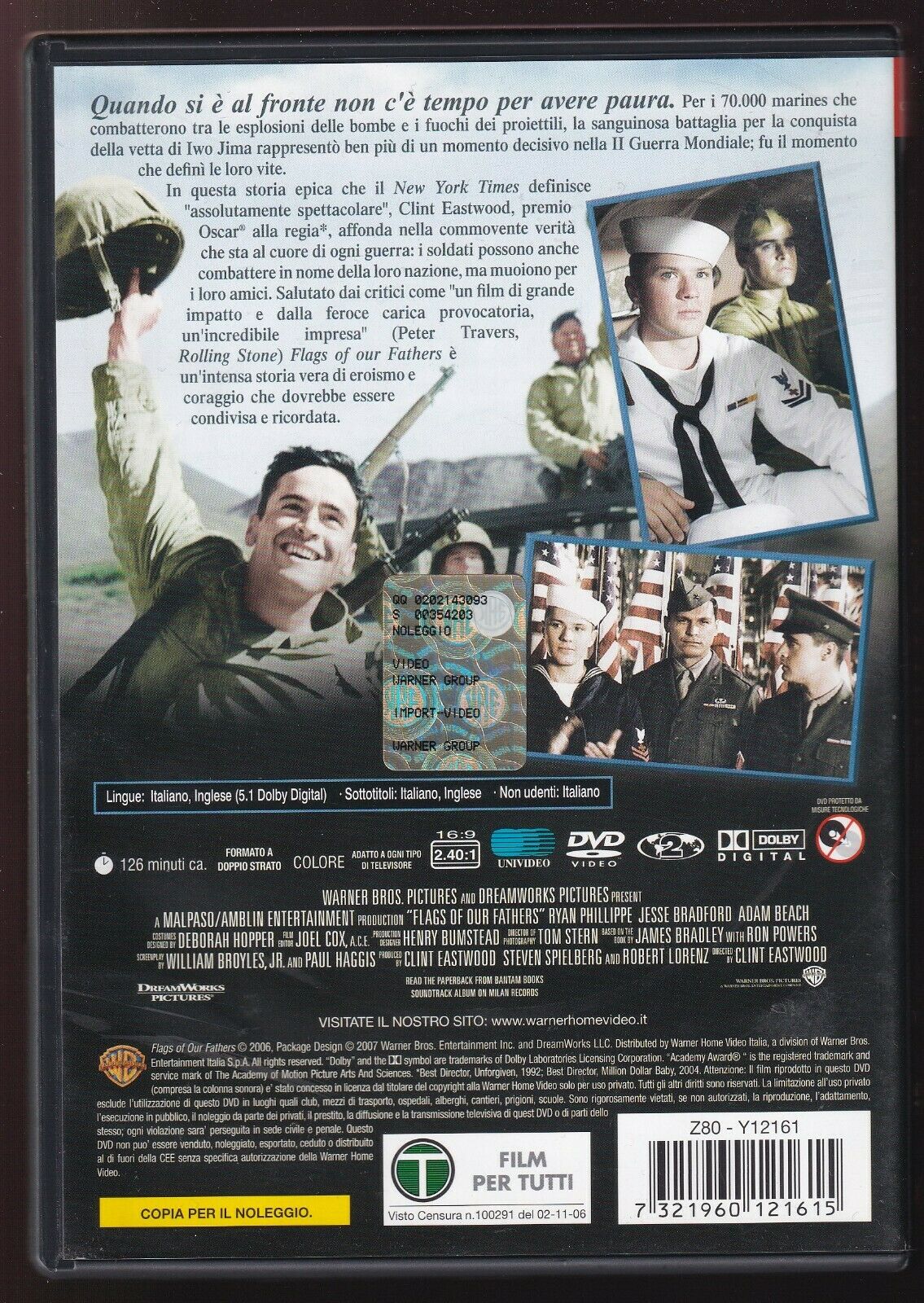 EBOND Flags Of Our Fathers DVD Ex Noleggio D566926