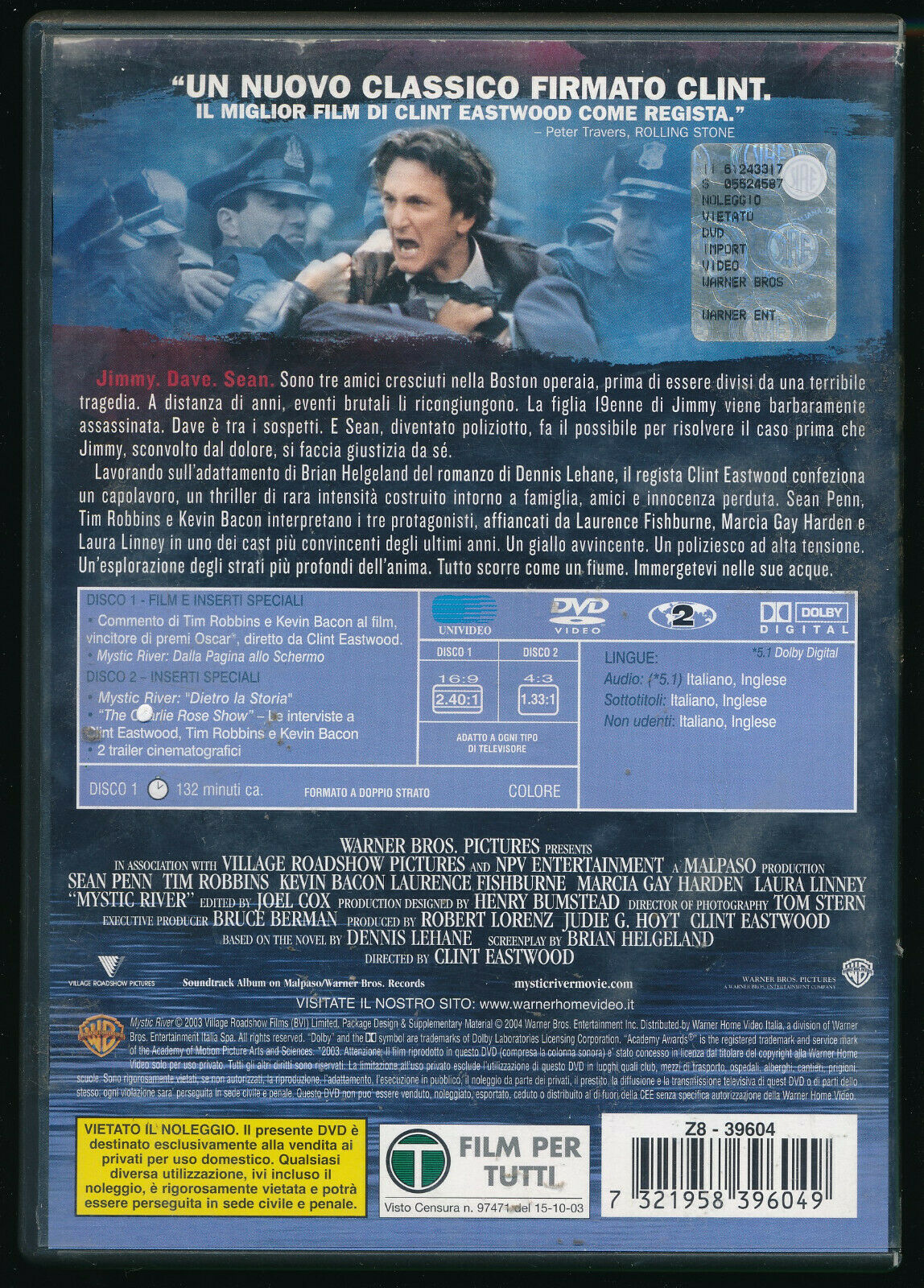 EBOND Mystic River DVD EDizione Speciale D567009