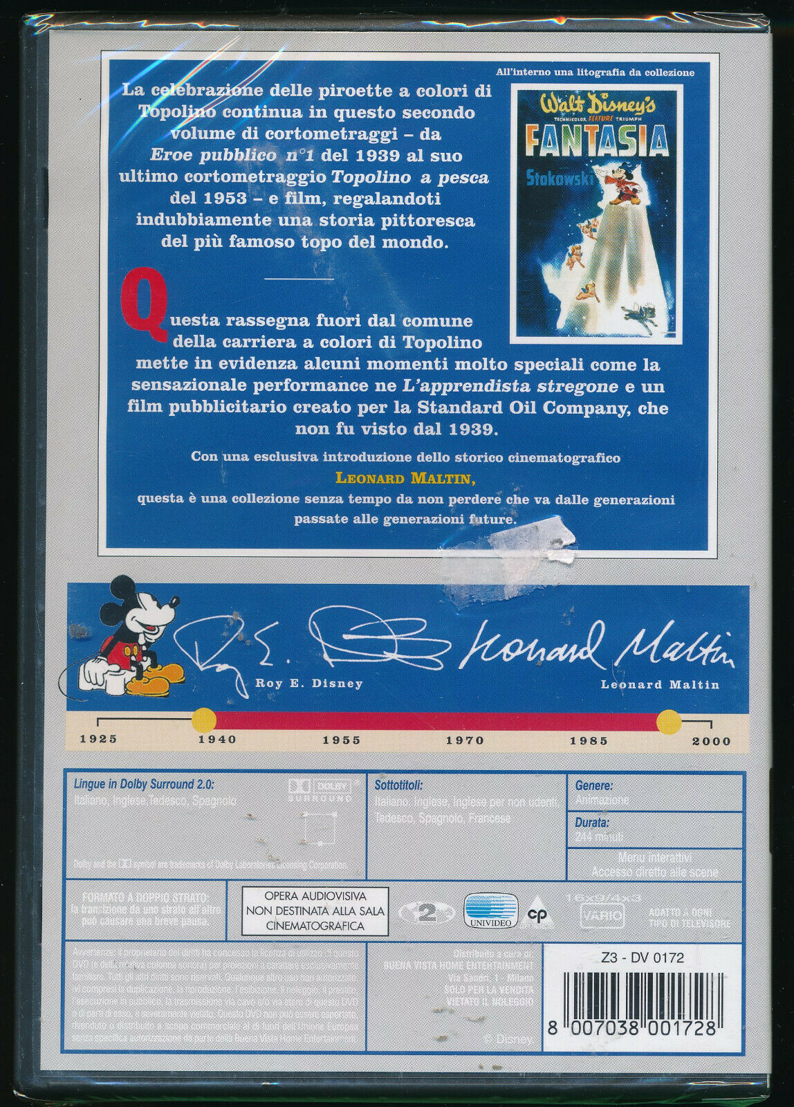 EBOND Walt Disney Treasures. Topolino Star a Colori DVD D567027