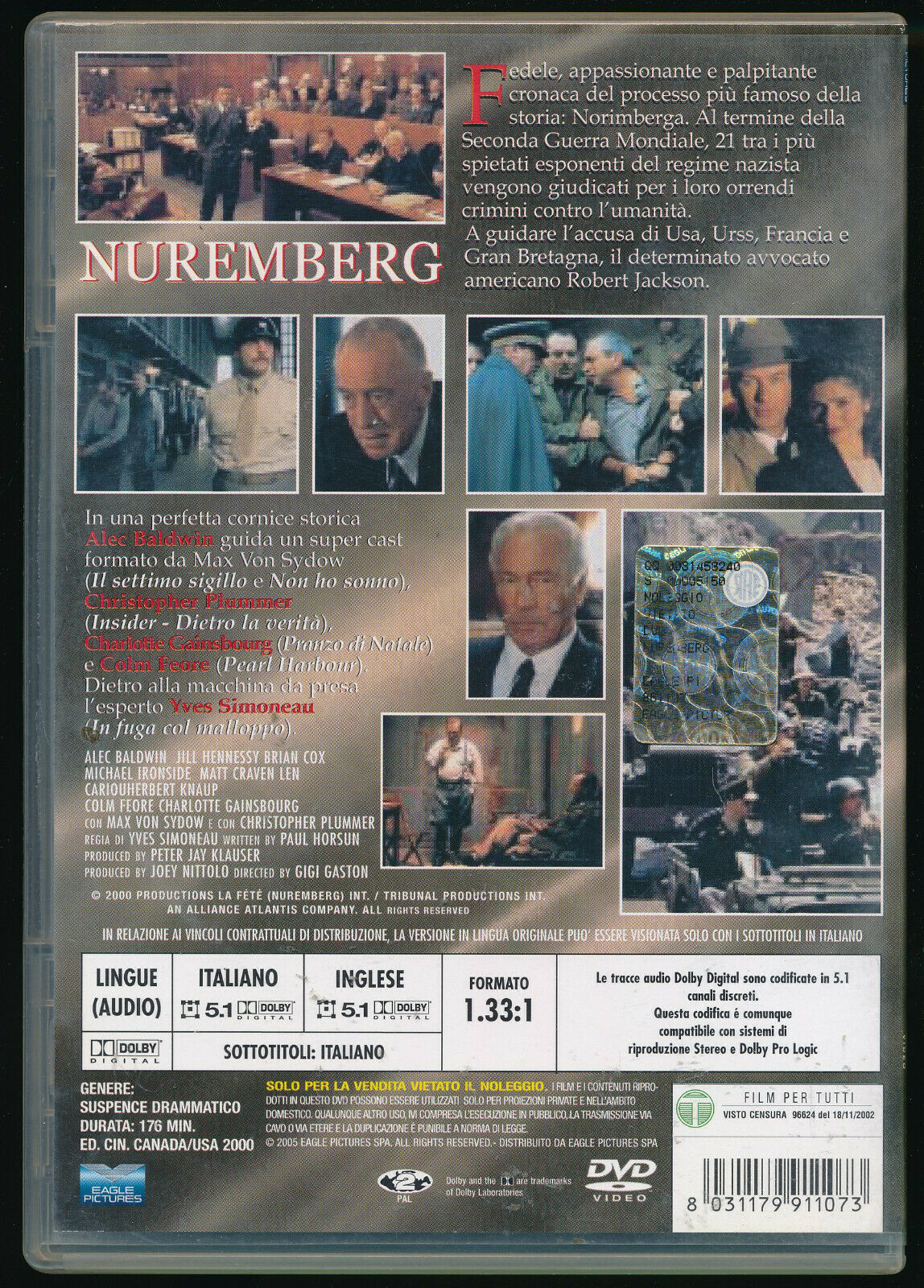 EBOND Nuremberg DVD Slim D567125
