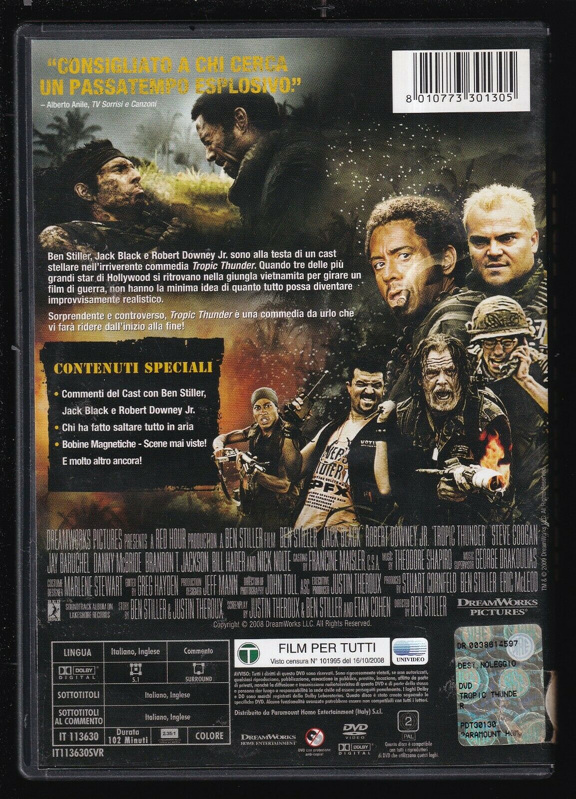 EBOND Tropic Tunder DVD Ex Noleggio D567235