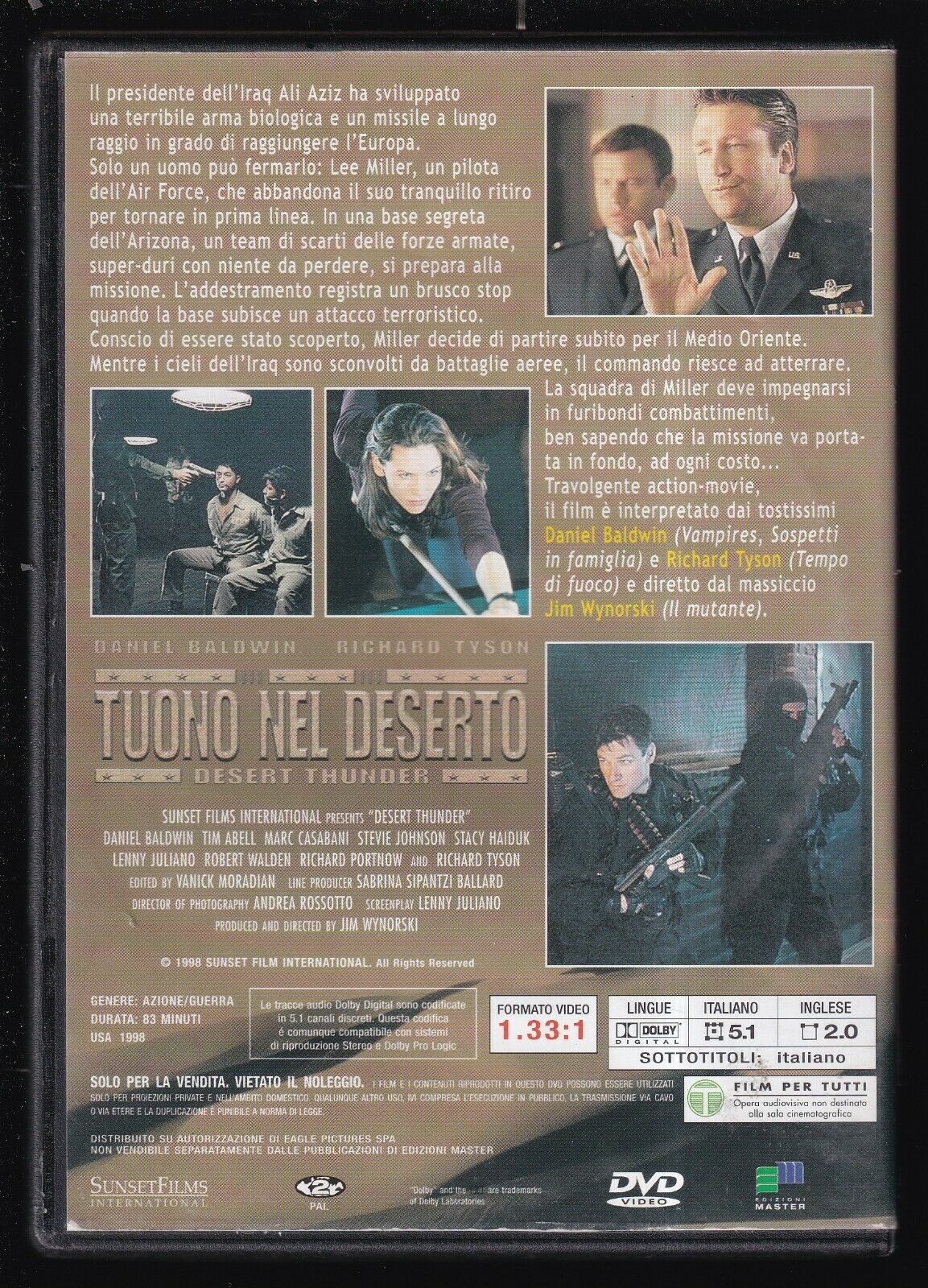 EBOND Tuono Nel Deserto - Desert Thunder DVD D567237