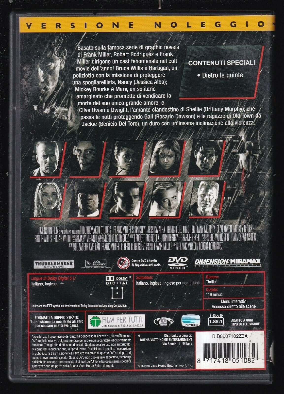 EBOND Sin City DVD Ex Noleggio D567241
