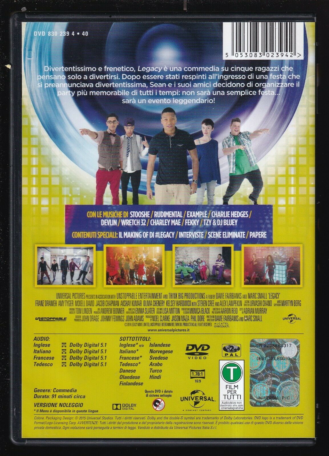 EBOND Legacy Di Davie Fairbanks, Marc Small DVD Ex Noleggio D567333