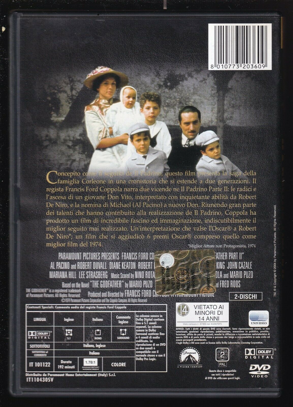 EBOND Il Padrino - Parte 2 DVD D567507