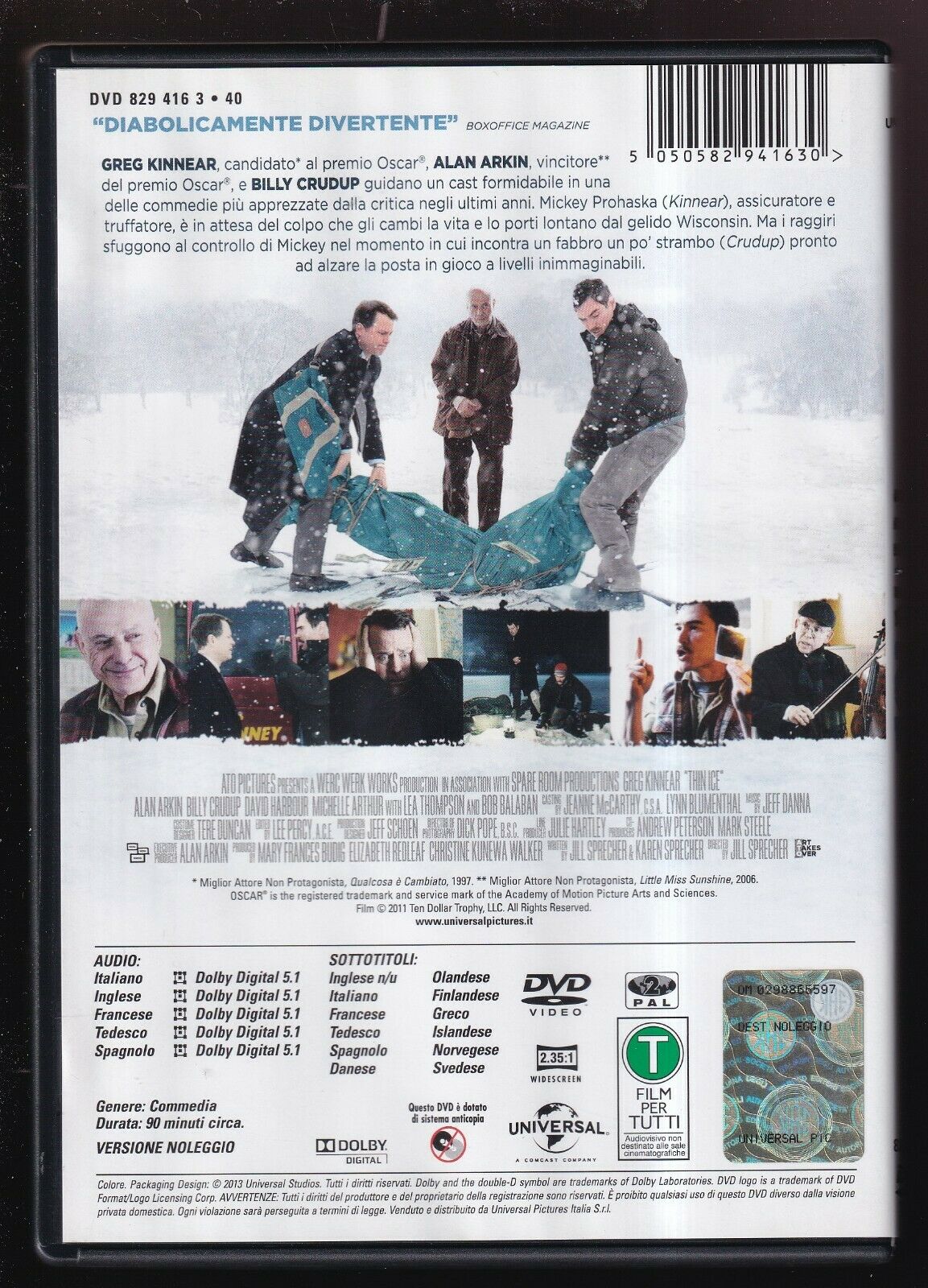 EBOND Thin Ice - Tre Uomini e Una Truffa DVD Ex Noleggio D567661