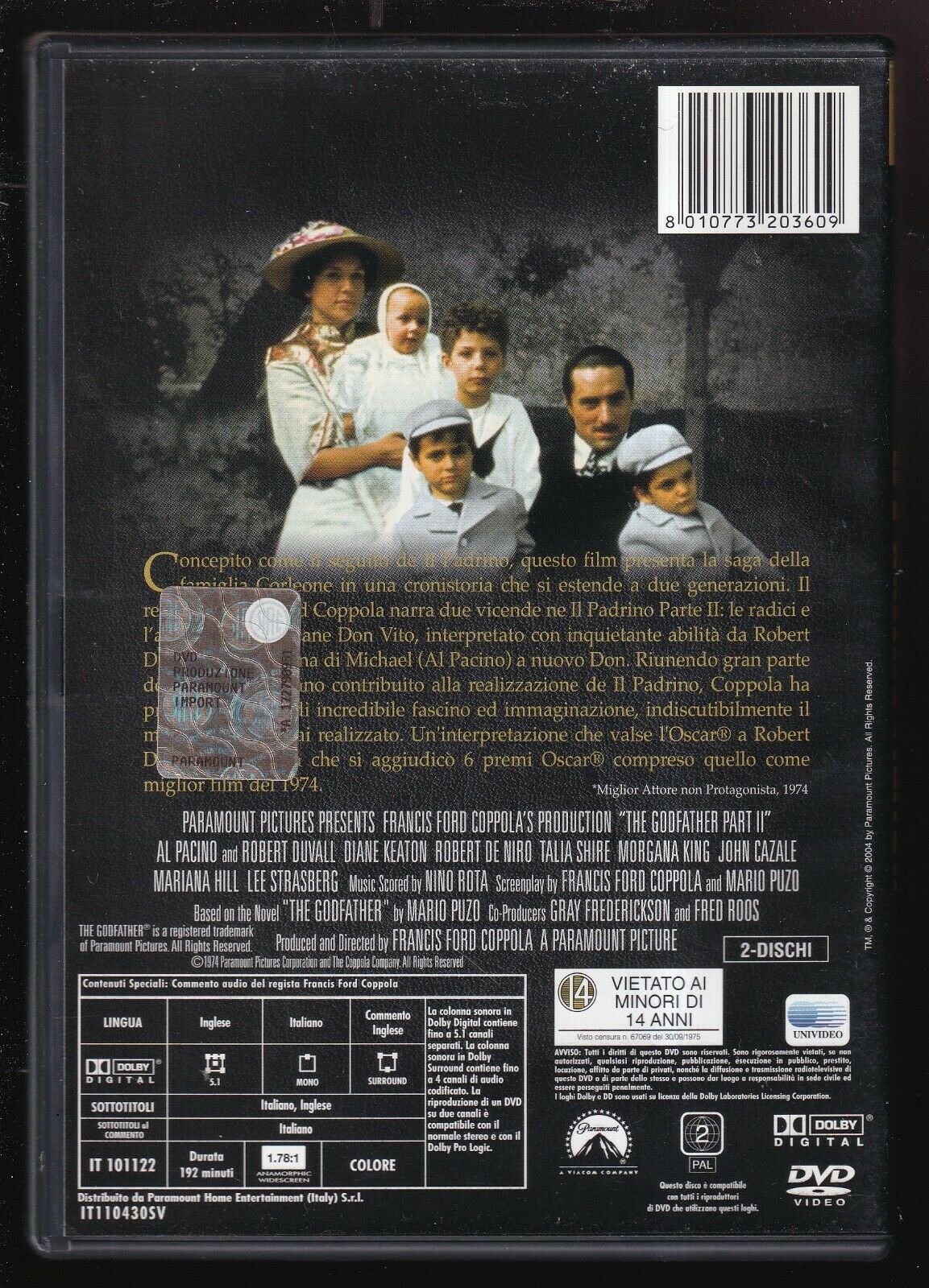 EBOND Il Padrino - Parte 2 DVD D568036
