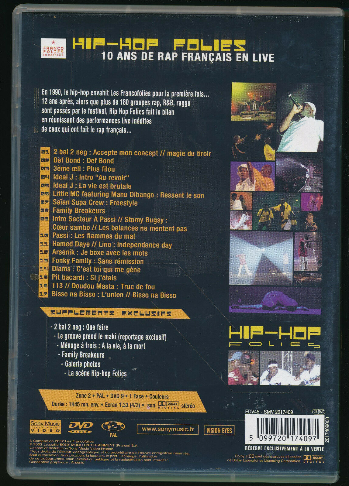 EBOND Les 10 Ans De Hip Hop Folies DVD D568646