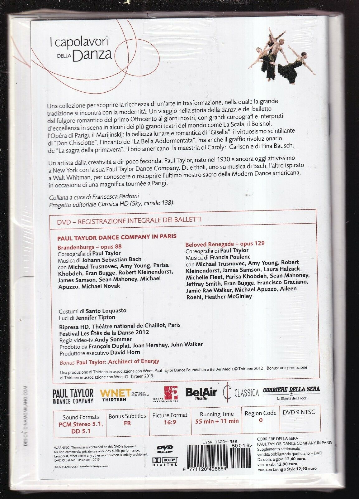 EBOND Paul Taylor Dance Company Paris Capolavori Della Danza Vol.16 DVD D568951
