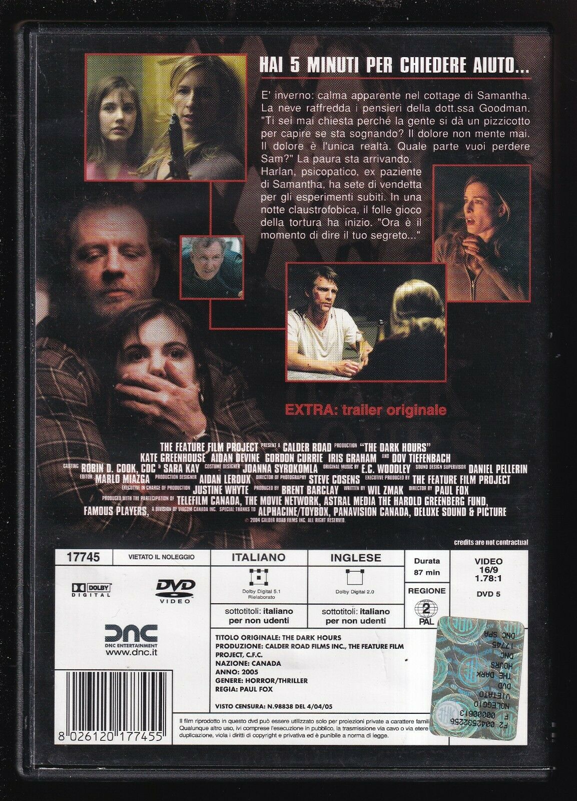 EBOND The Dark Hours DVD D569123