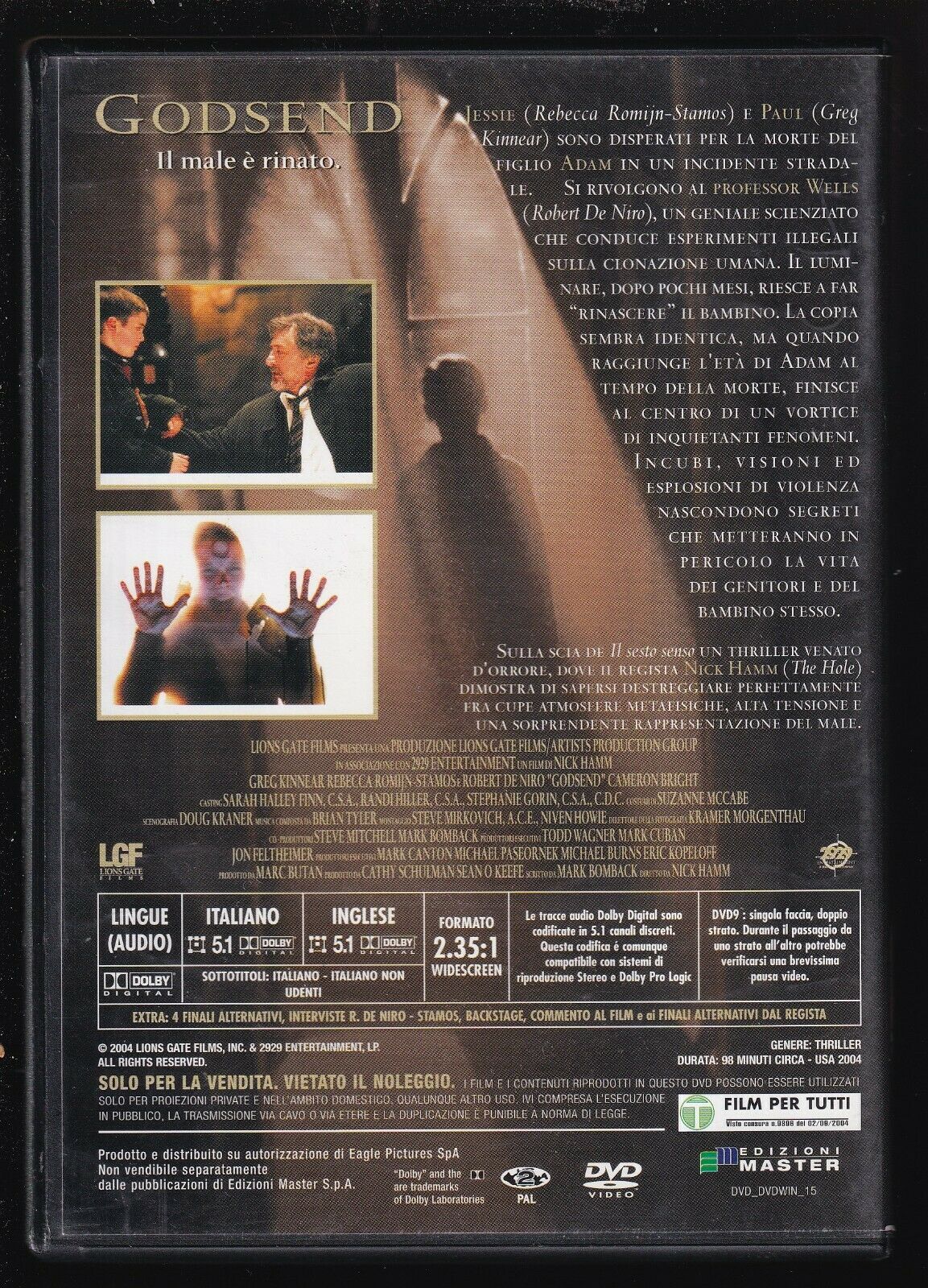 EBOND Godsend DVD Editoriale D569130