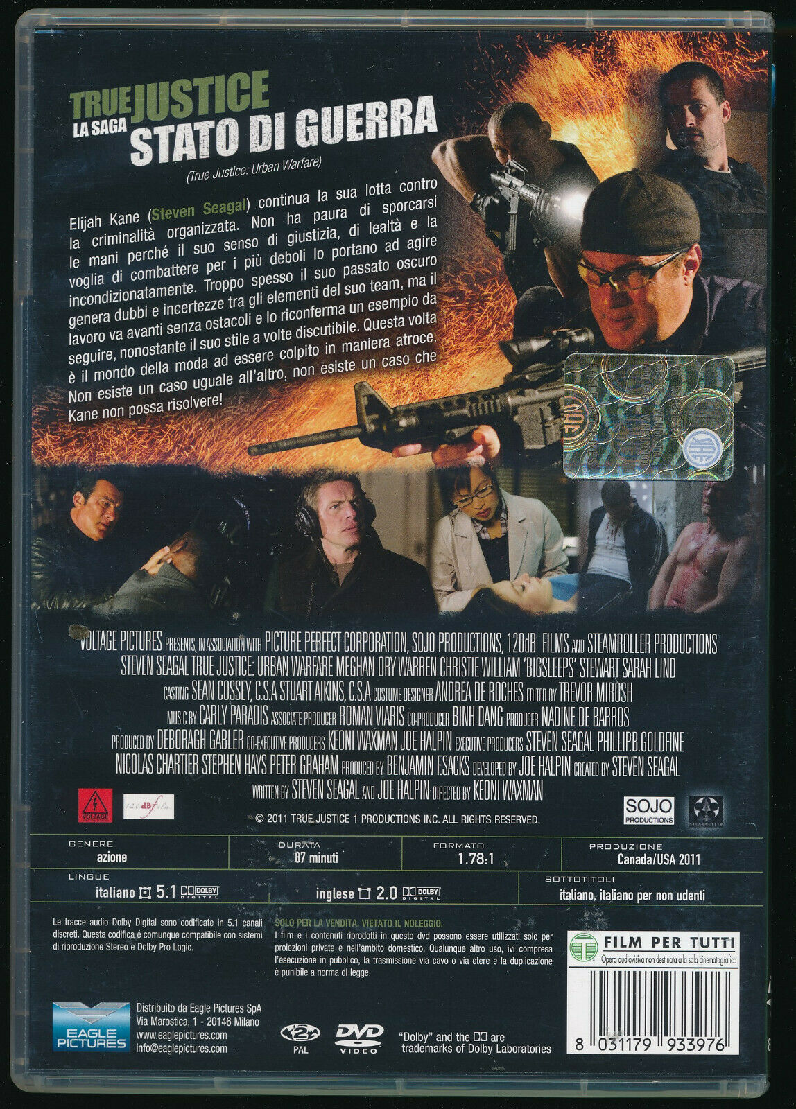EBOND True Justice - Stato Di Guerra DVD D569224