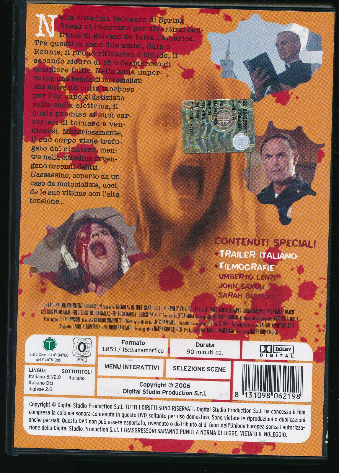 EBOND Nightmare Beach - La Spiaggia Del Terrore DVD D569231