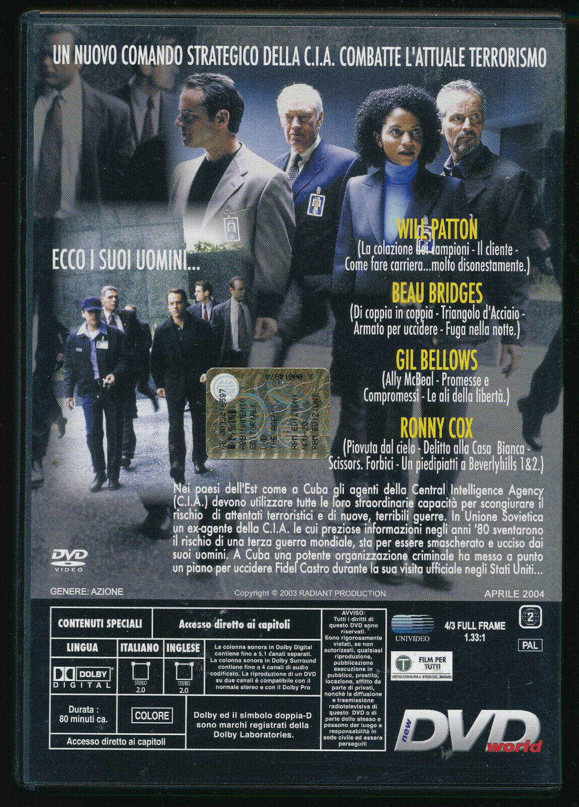 EBOND The Agency DVD D569419