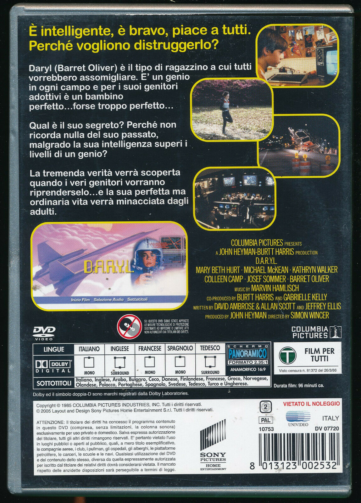 EBOND D.a.r.y.l. DVD D569516
