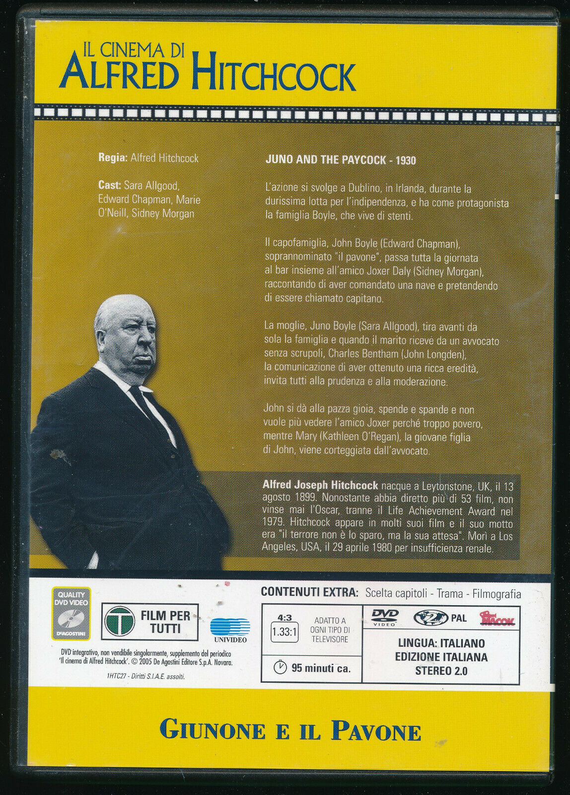 EBOND Giunone Il Pavone Di Alfred Hitchcock DVD D569558