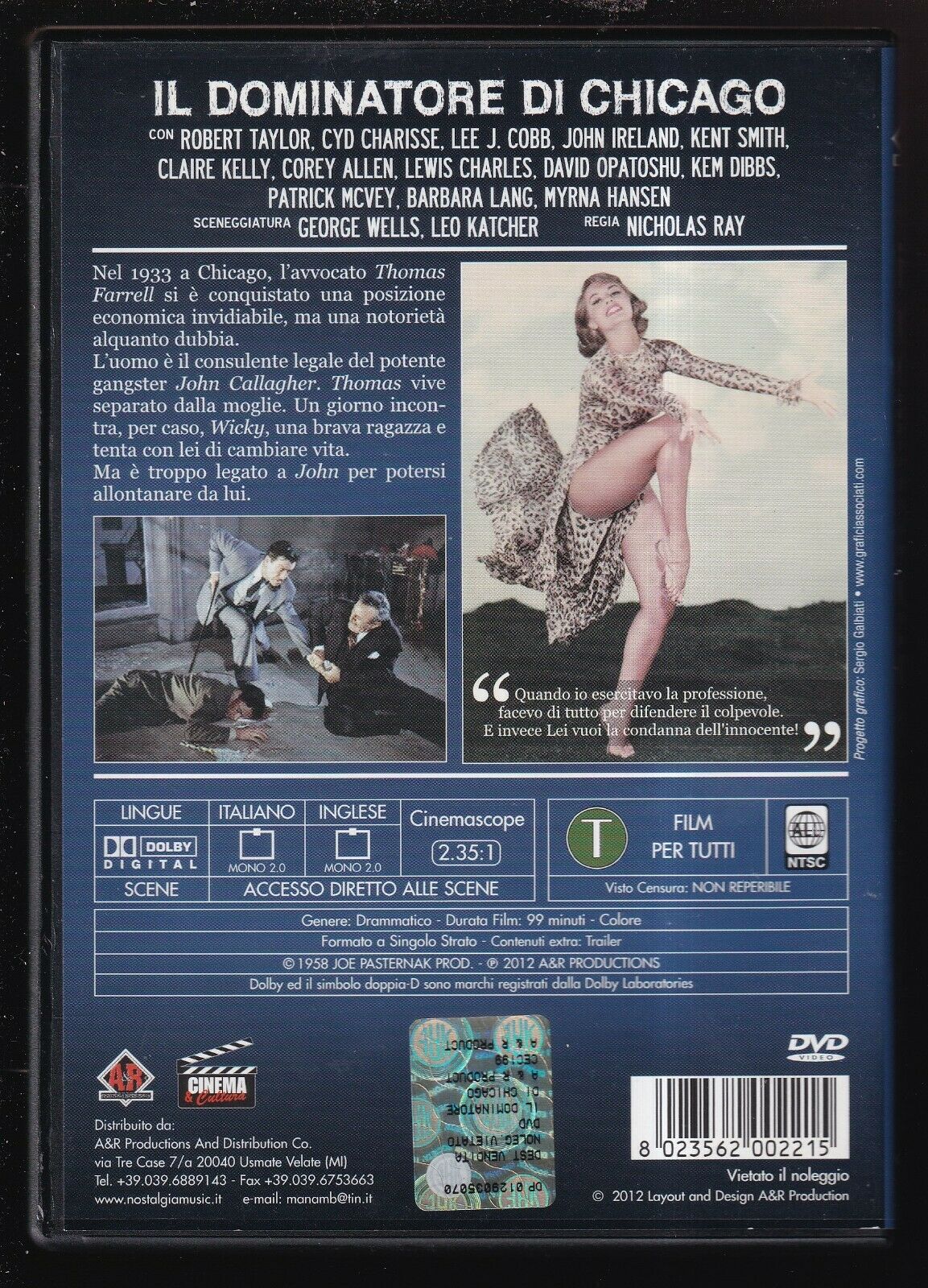 EBOND Il Dominatore Di Chicago DVD D569858