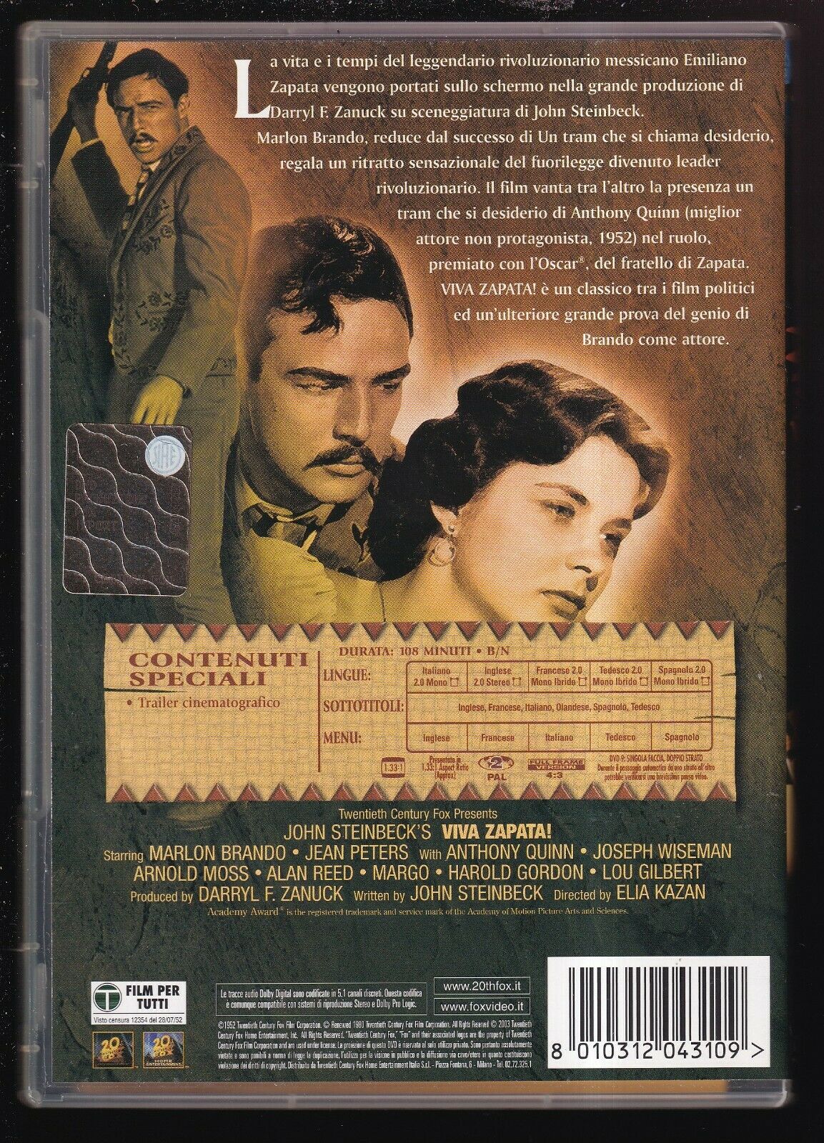 EBOND Viva Zapata DVD D569933