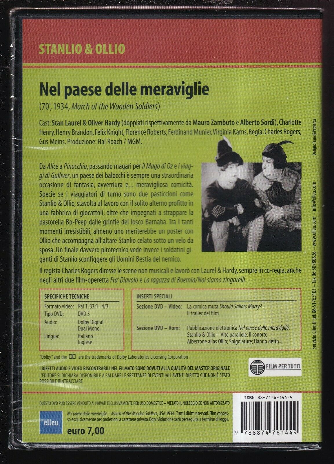 EBOND Nel Paese Delle Meraviglie - Stanlio & Ollio DVD D569935
