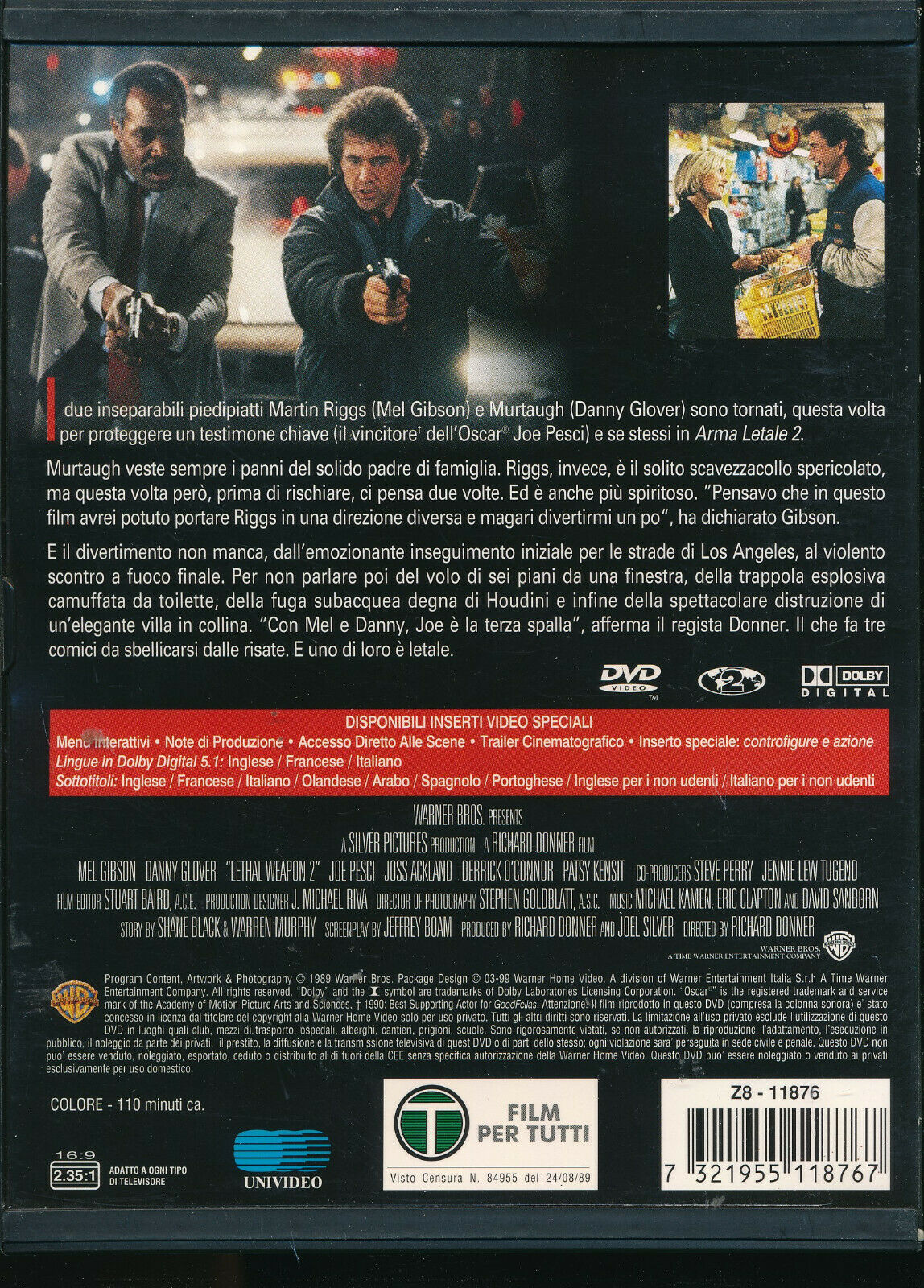 EBOND Arma Letale 2 DVD Snapper D570028