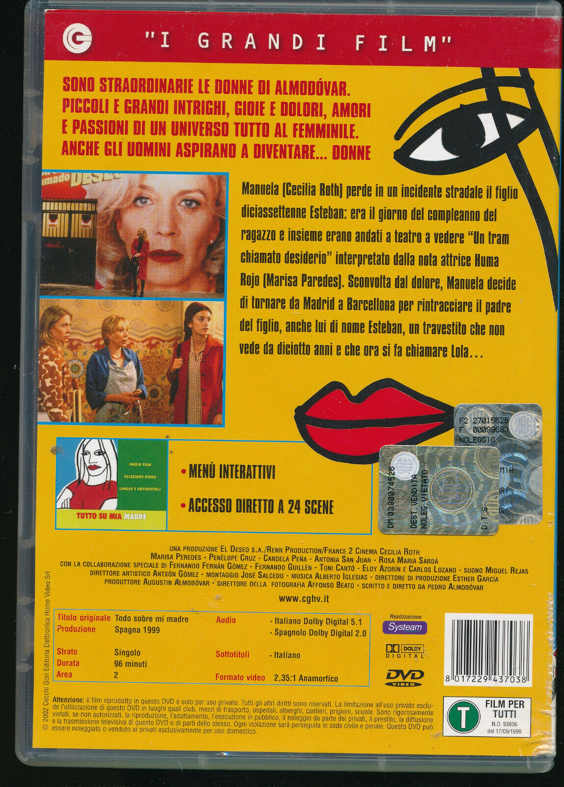 EBOND Tutto Su Mia Madre DVD D570031