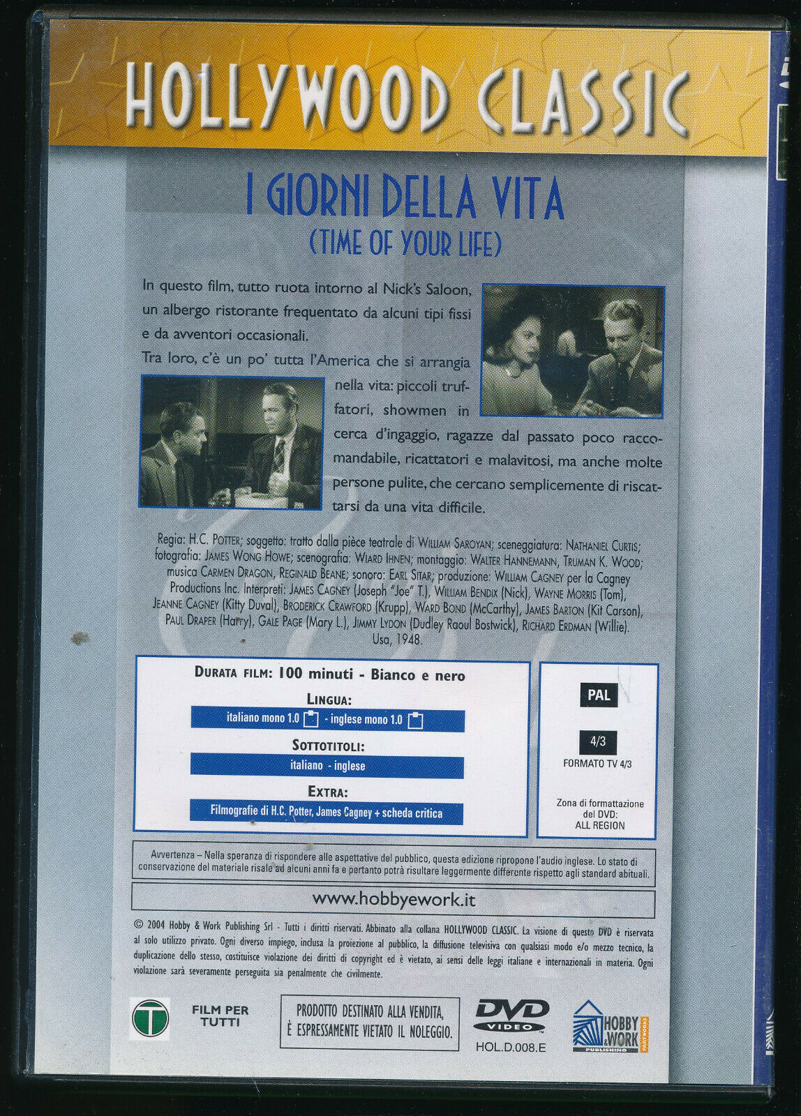EBOND I Giorni Della Vita DVD D570108