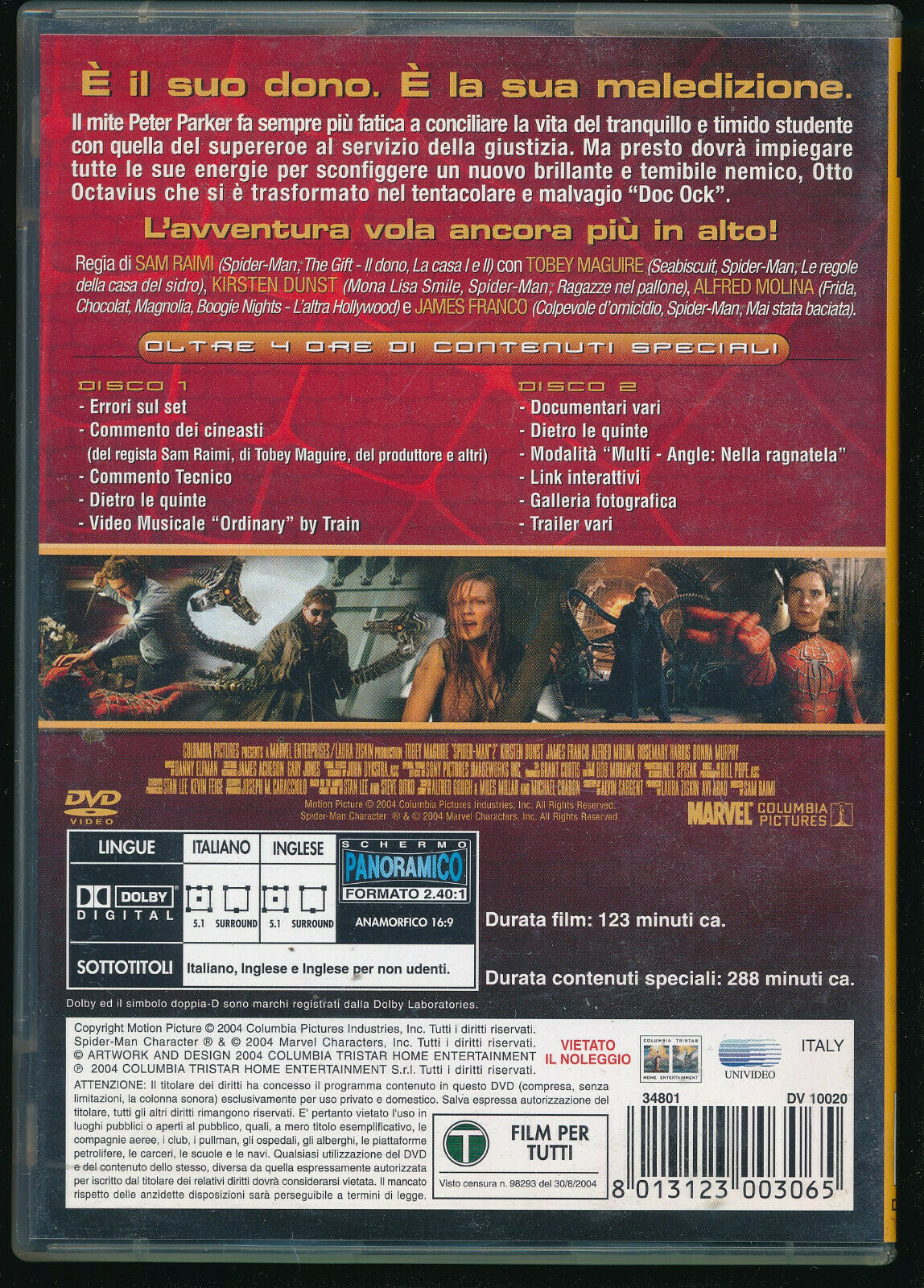 EBOND Spider-man 2 Edizione Con 2 Dischi DVD D570161