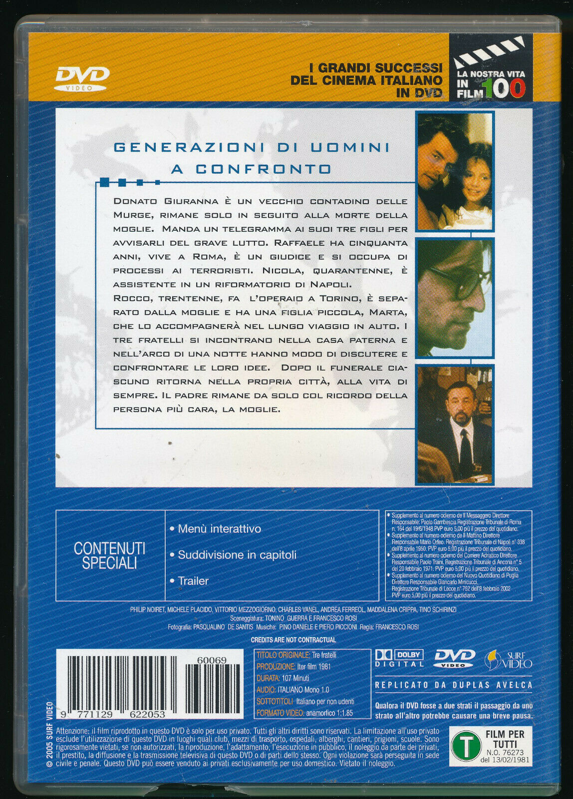 EBOND Tre Fratelli DVD Editoriale D570303