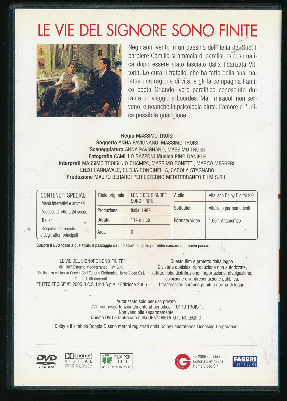 EBOND Le Vie Del Signore Sono Finite DVD Editoriale D570328