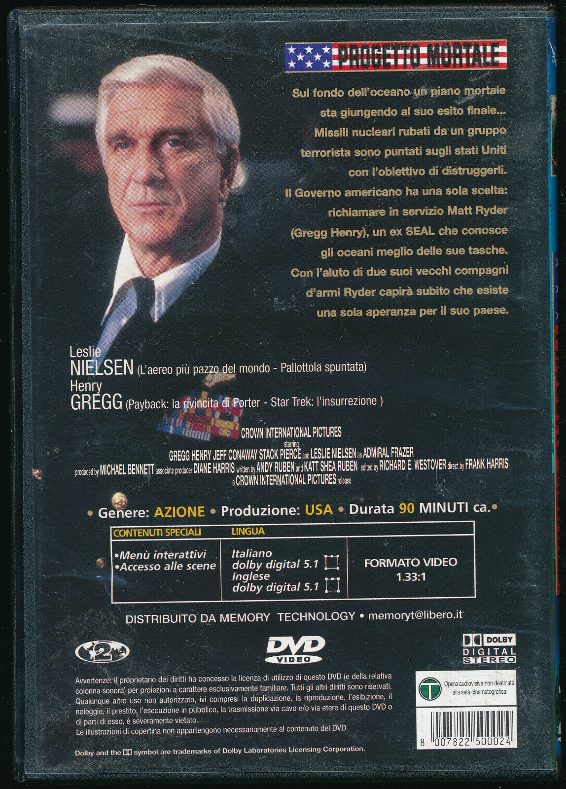 EBOND Progetto Mortale DVD D570355
