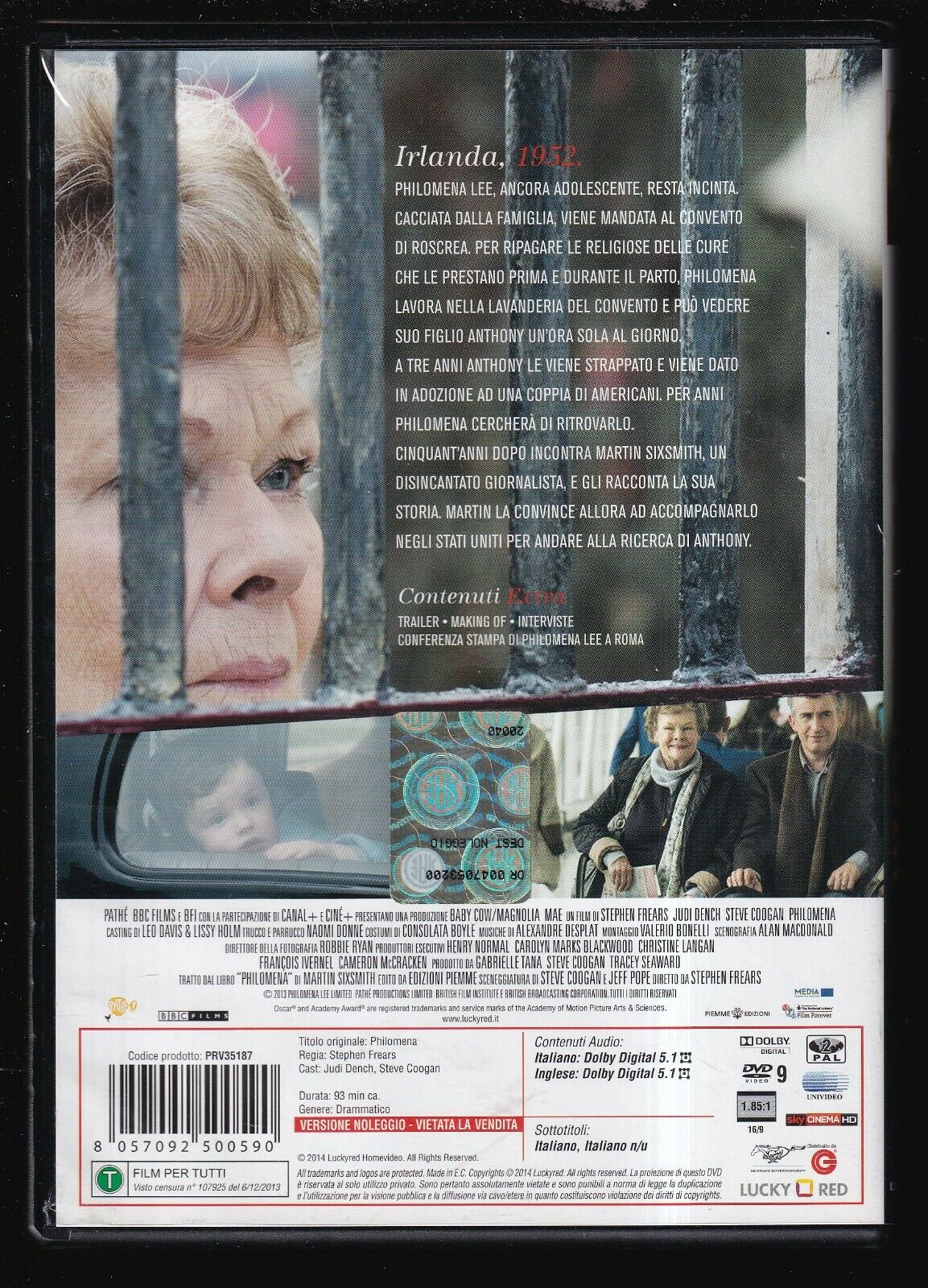 EBOND Philomena Di Stephen Frears DVD Ex Noleggio D570507
