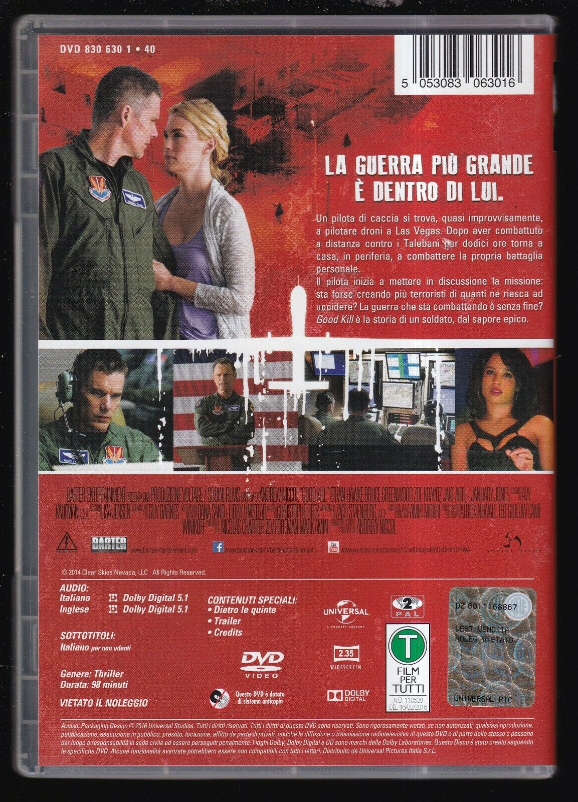 EBOND Good Kill Di Andrew Niccol DVD Ex Noleggio D570514
