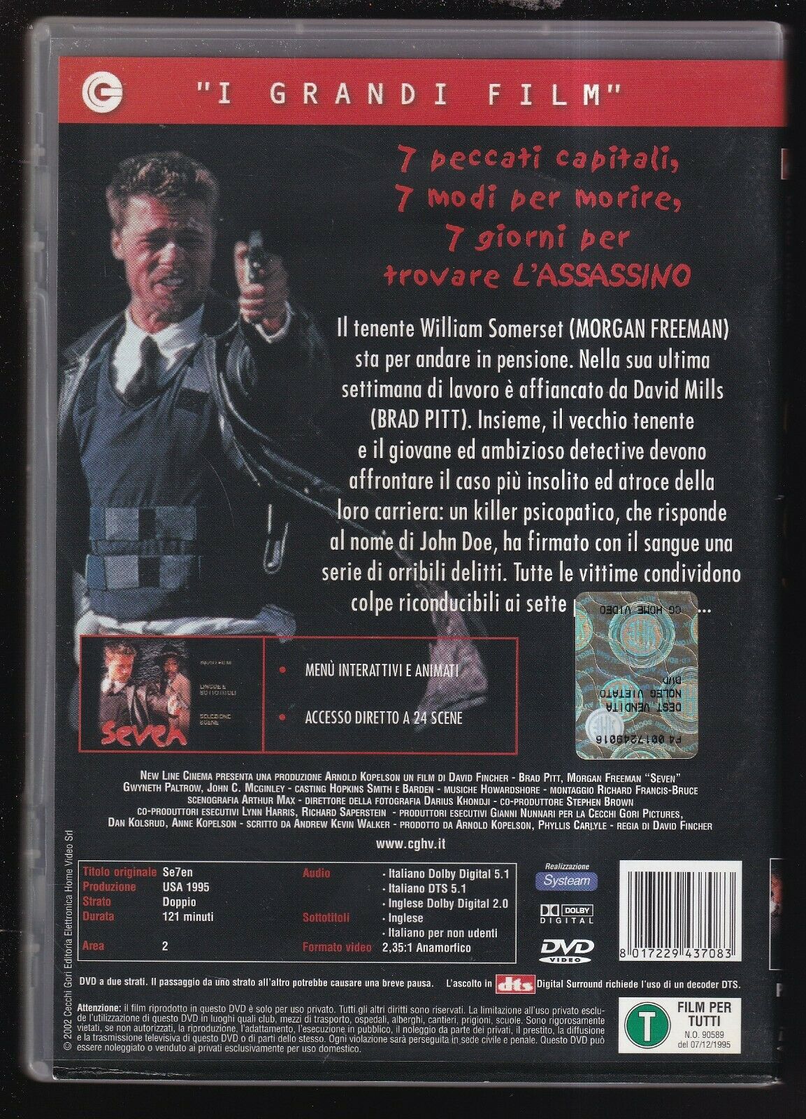 EBOND Seven Di David Fincher DVD D570639