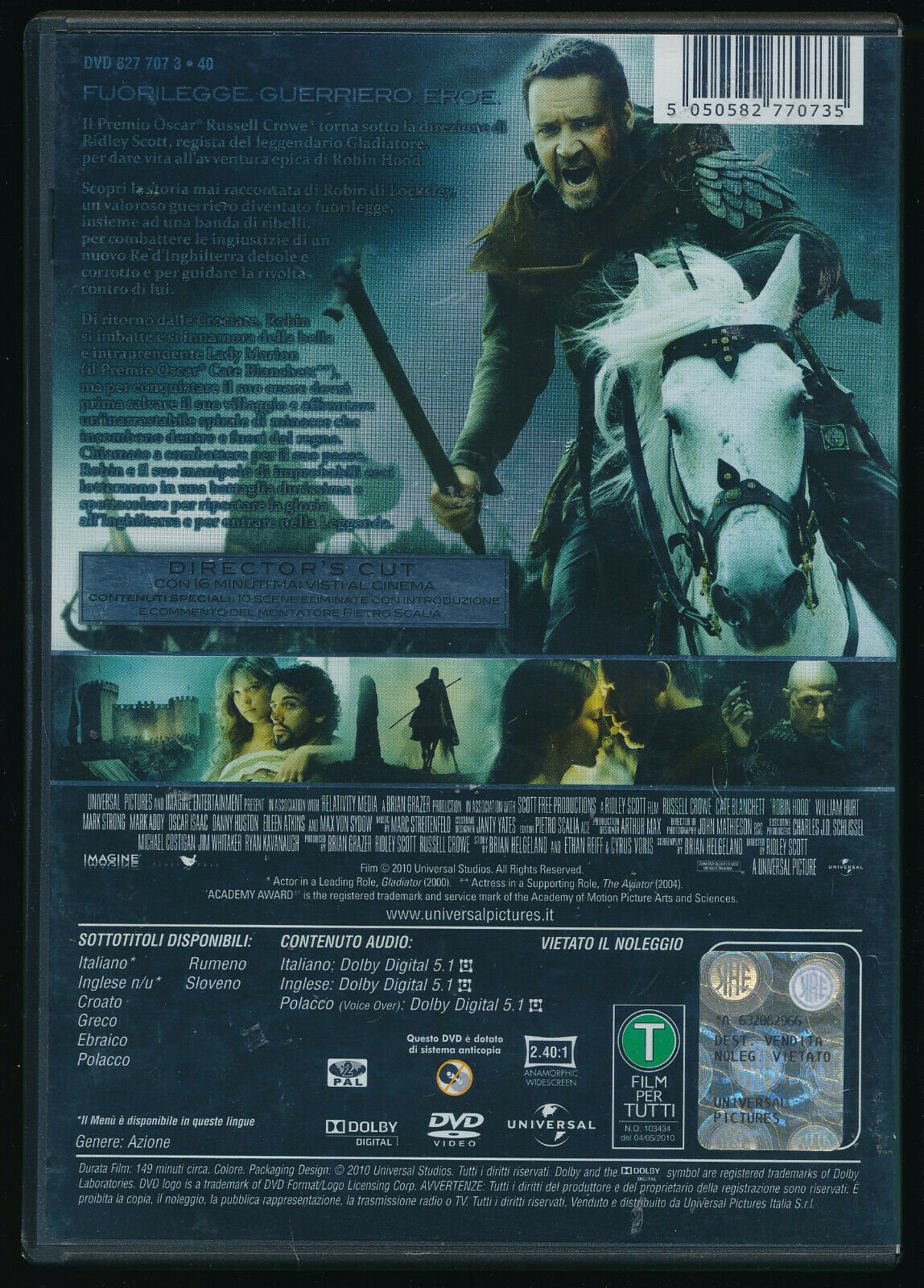 EBOND Robin Hood DVD Director's Cut D571102