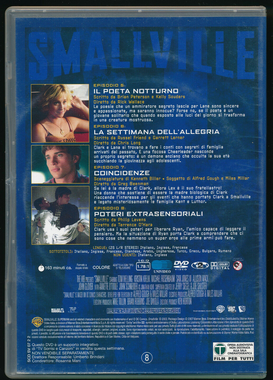 EBOND Smallvillestagione 2 Disco 2 DVD Editoriale D572316