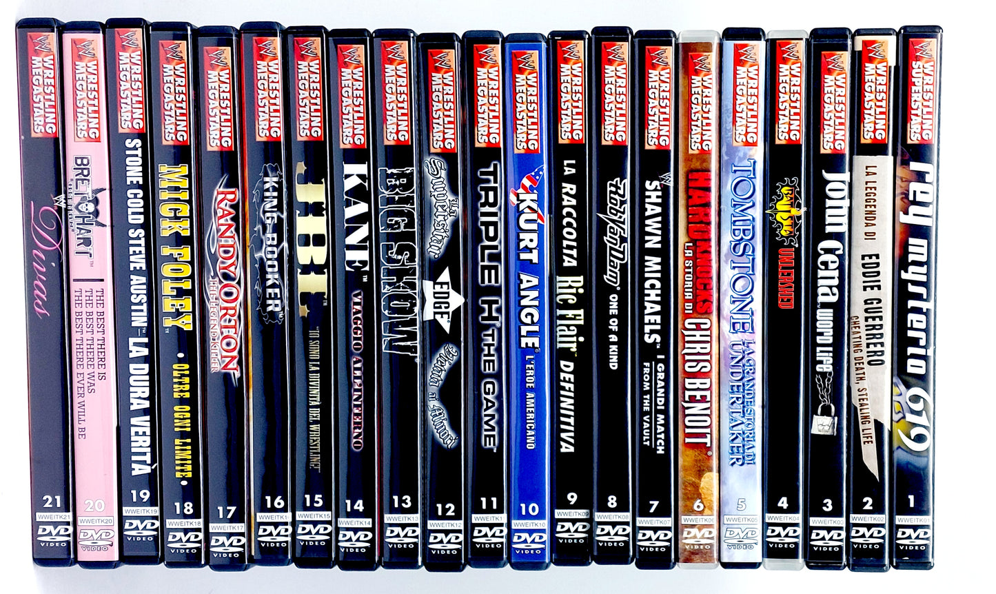 EBOND Wrestling Superstars - Collezione Completa 21 DVD EDITORIALE DVD D572404