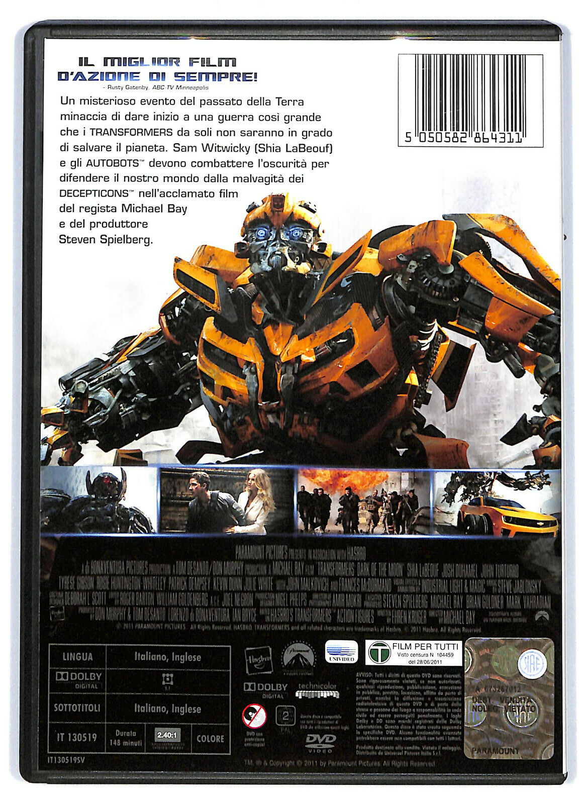 EBOND Transformers 3 DVD D573401