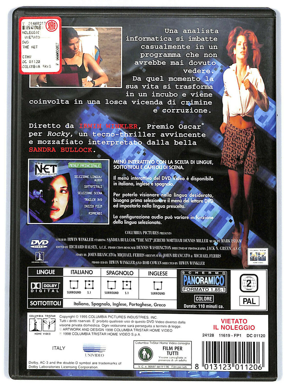 EBOND The Net - Intrappolata Nella Rete DVD D573436