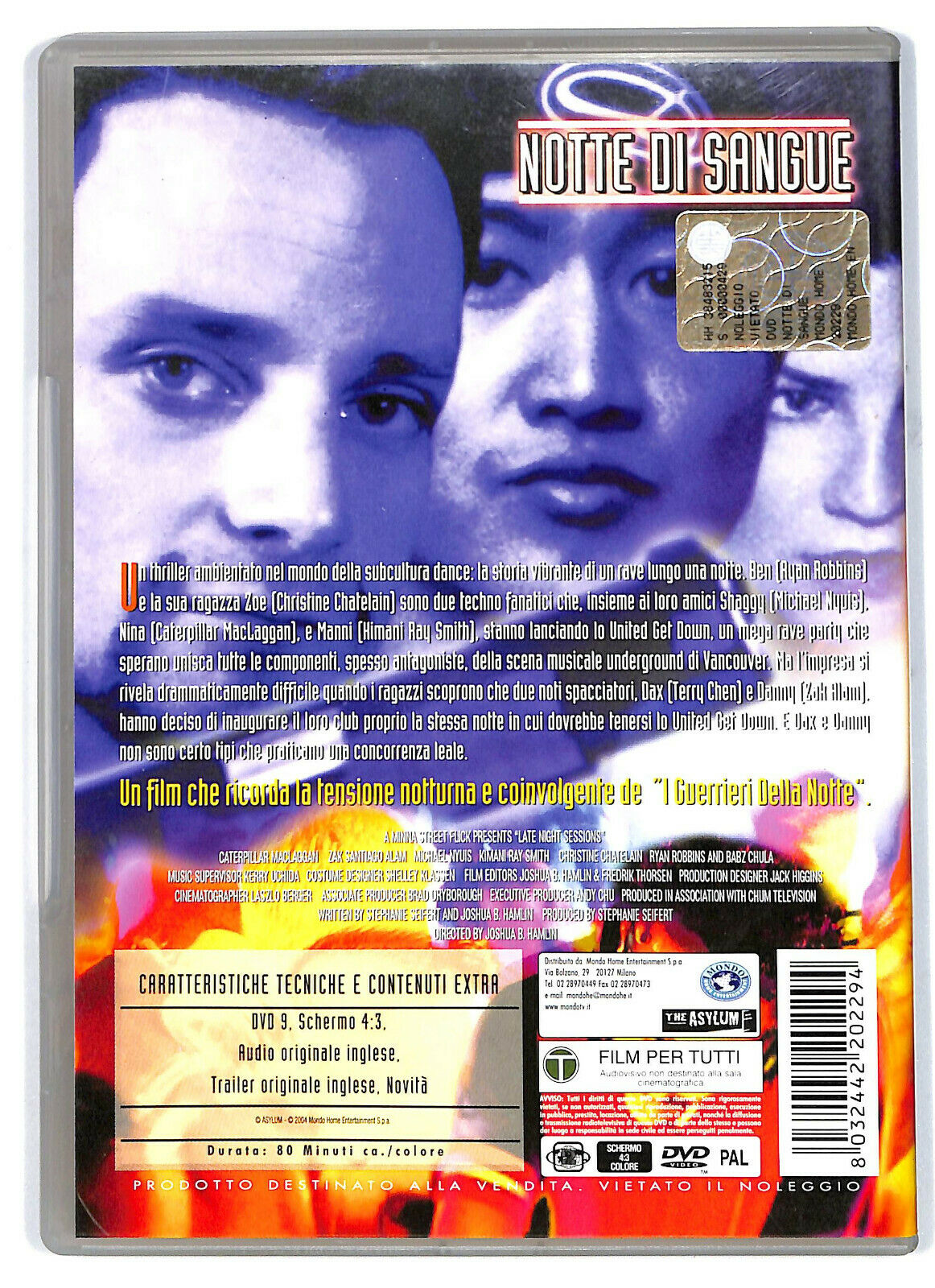 EBOND Notte Di Sangue DVD D573501