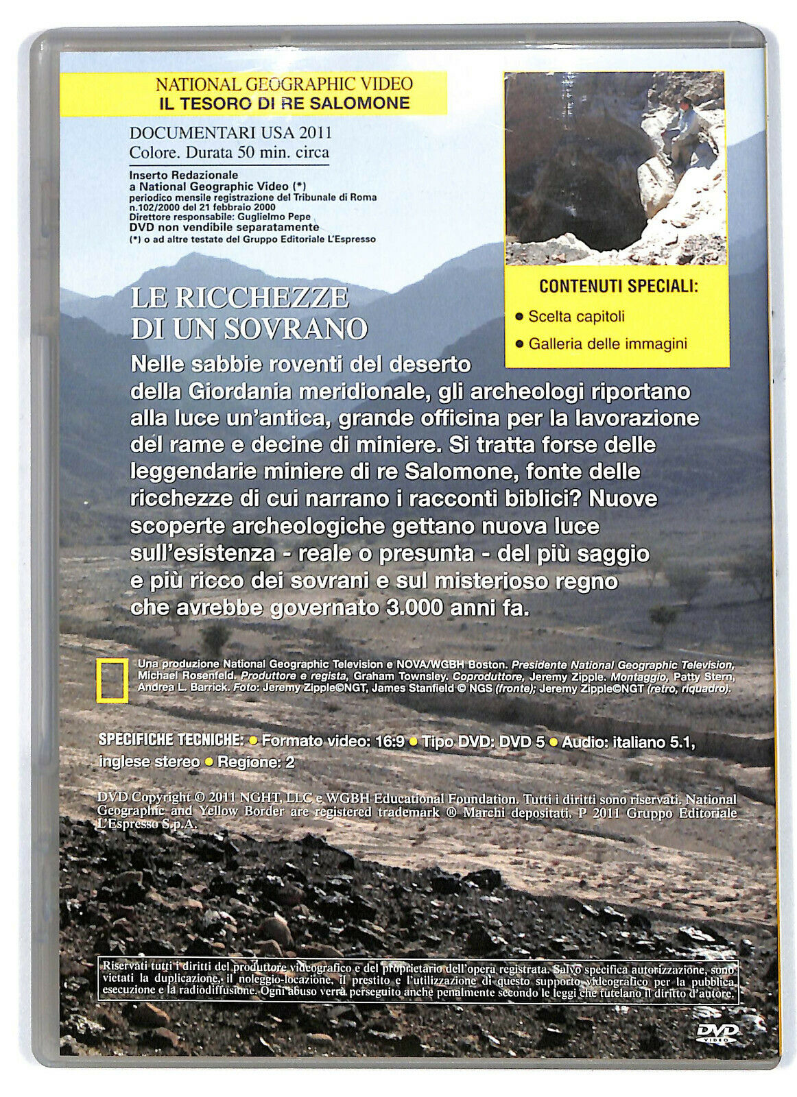 EBOND National Geographic - Il Tesoro Di Re Salomone DVD D573506