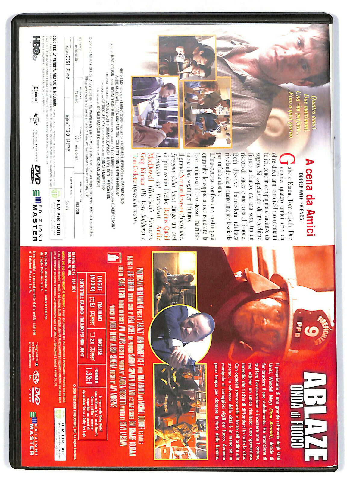 EBOND Ablaze Onda Di Fuoco - A Cena Da Amici DVD Editoriale D573514
