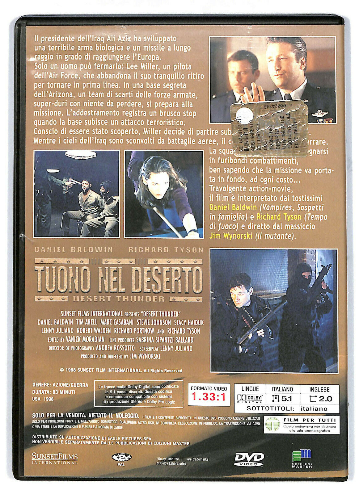 EBOND Tuono Nel Deserto DVD D573527