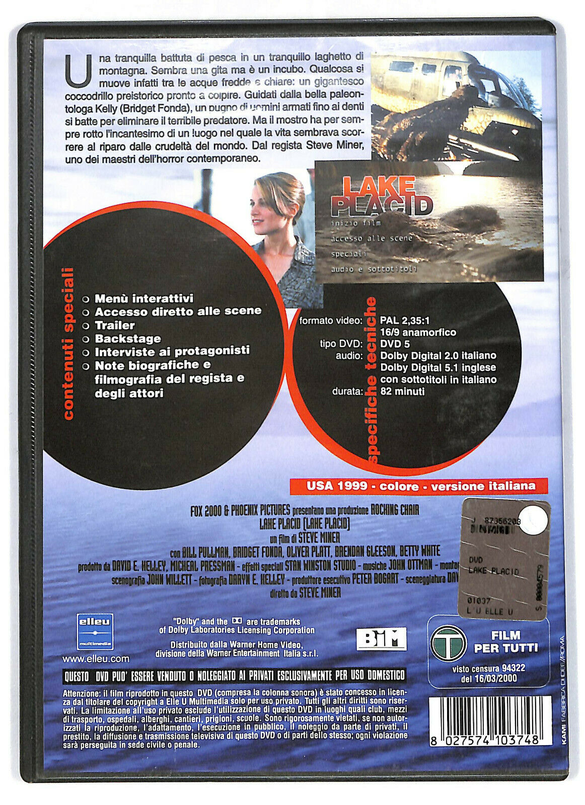 EBOND Lake Placid DVD D573529