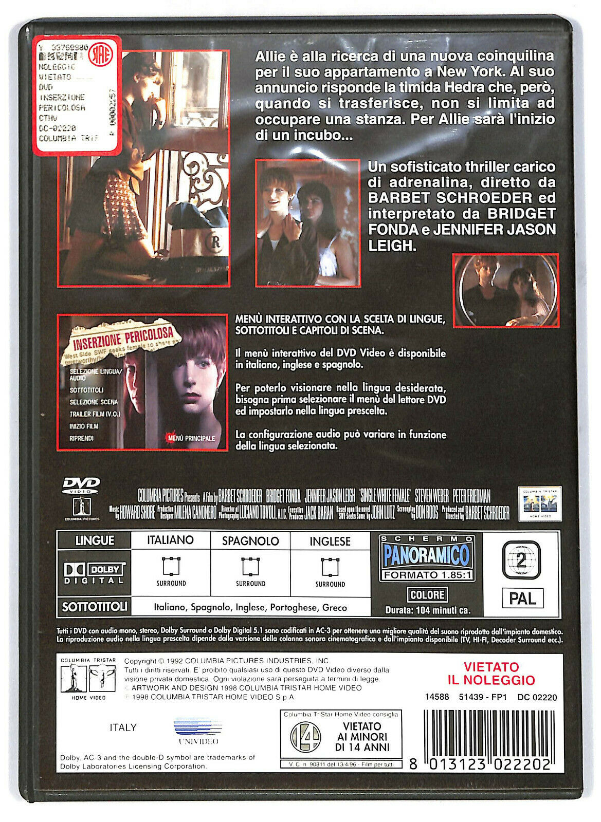 EBOND Inserzione Pericolosa DVD D573534